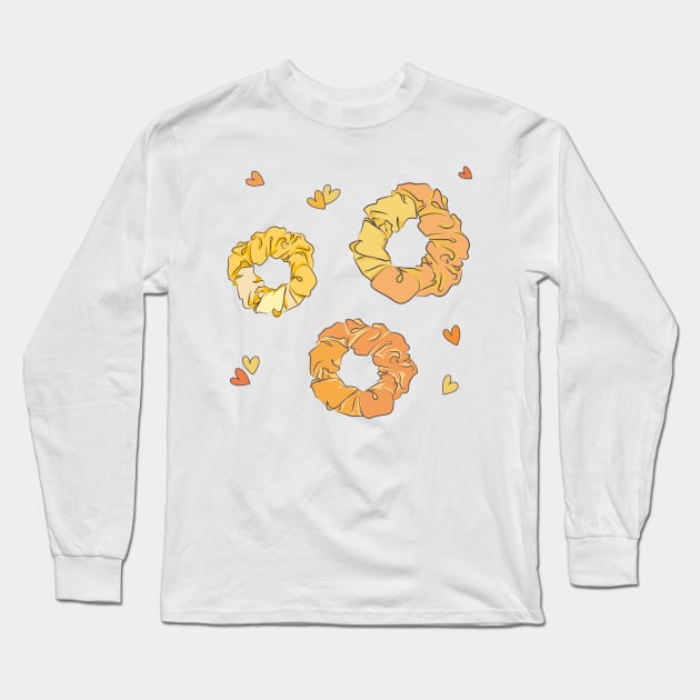 cute hair scrunchie Long Sleeve T-Shirt by princessmi-com